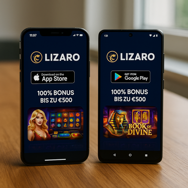Lizaro Casino - Mobile Apps Verfügbarkeit - iOS und Android