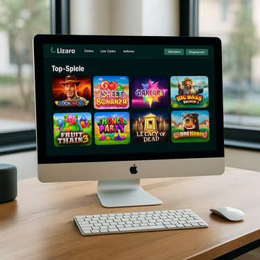 Lizaro Casino - Desktop Design Interface - Österreich